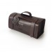 Large Barrel Washbag (Dark Brown)